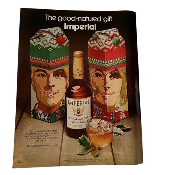 1971 Imperial Hiram Walker Whiskey Ad Full Page Print  u Vintage Original Advert - Picture 1 of 5